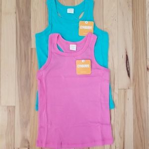 Gymboree JUMP INTO SUMMER Racerback tank tops 2-pc set SIZE 5-6